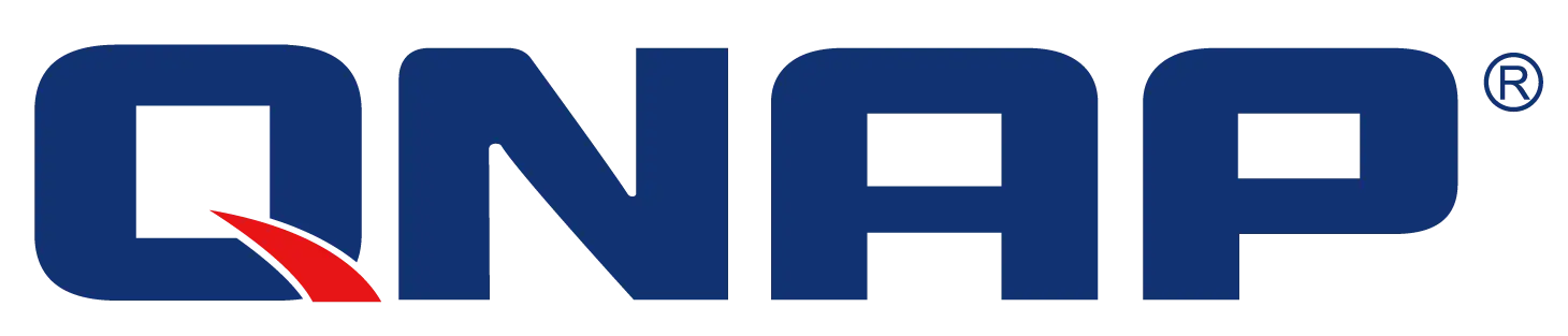 Logo QNAP per soluzioni NAS e storage di rete nella consulenza informatica a Genova